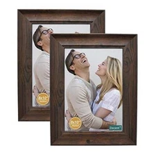 DECANIT 8x10 Picture Frames Rustic Distressed Brown  Assorted Colors , Sizes 