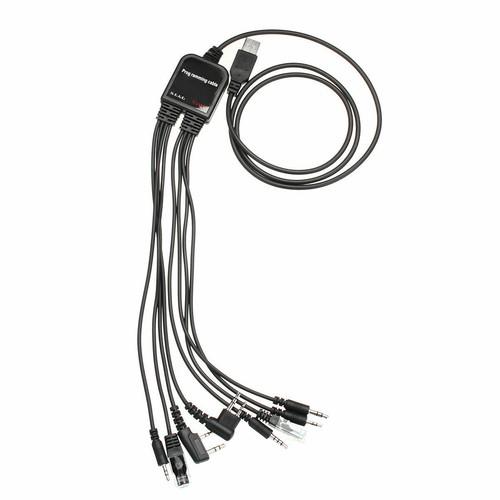 8 In 1 USB Programming Cable For Motorola Baofeng Kenwood TYT YAESU QYT Radio - Picture 5 of 6