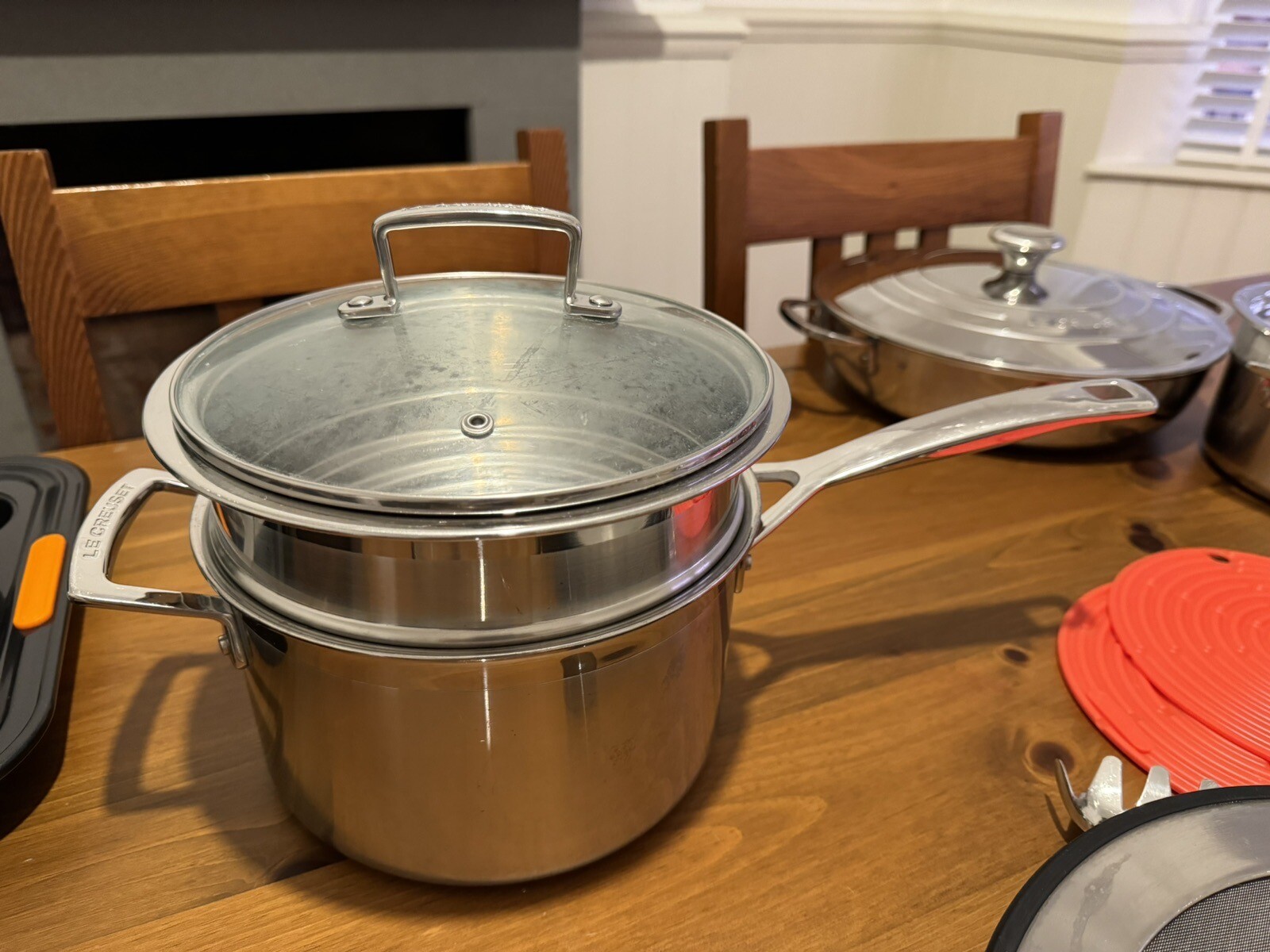 Le Creuset MASSIVE Cookware Bundle, Stainless Steel Pots, Cast Iron