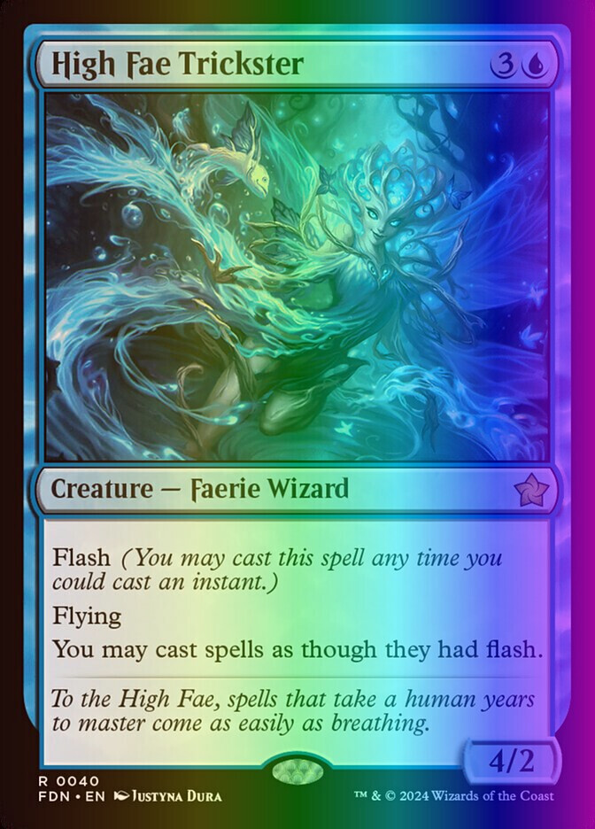 MTG Magic the Gathering High Fae Trickster (40/789
