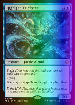 MTG Magic the Gathering High Fae Trickster (40/789