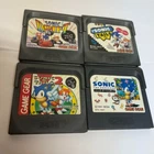 Sonic Drift Tails 1+2 sonic THE HEDG EHOG Game Gear lot of 4 Sega Japan