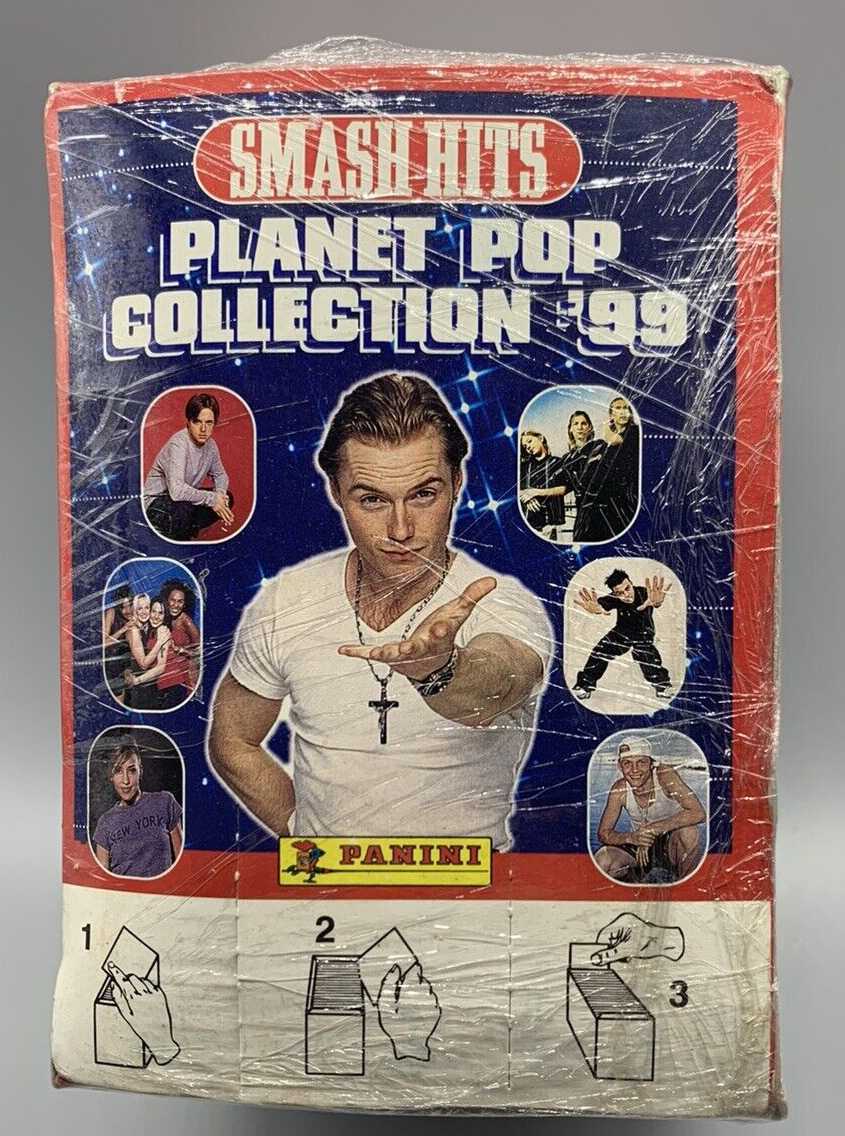 1999 Panini Smash Hits Stickers Sealed box of 80 - 5 Stickers per Pack - P Diddy - Picture 2 of 2