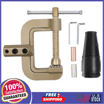 G Ground Welding Earth Clamp 0.75Kg Full Cooper 400A High Golden
