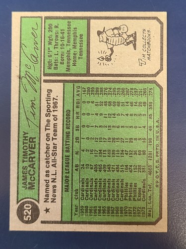 Tarjetas de béisbol Topps 1974 completan el conjunto que elijas elegir cada una #458 - 660 - Imagen 69 de 249