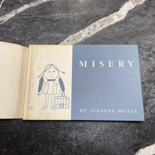 Misery Suzanne Heller 1964 Rare Limited Review Copy w/ Original Drawing Ephemera - Picture 2 of 9