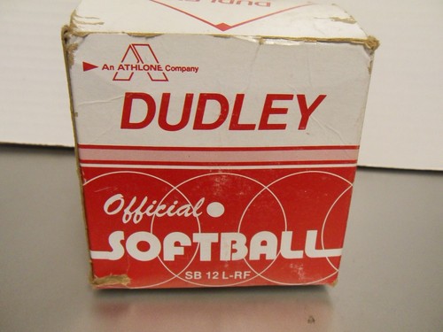 VINTAGE SIGNED BY UNKNOWN TEAM - DUDLEY SPORTS - SOFTBALL IN ORIGINAL BOX - Picture 13 of 18