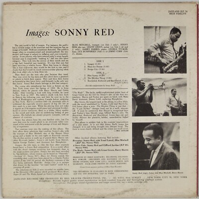 Sonny Red Images Jazzland レコード SONNY RED: Images Blue Mitchell & Grant Green US Jazzland Jazz