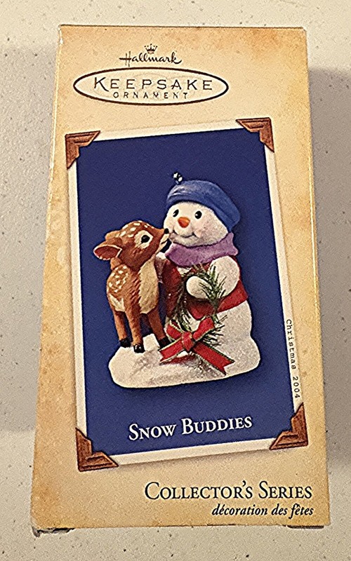 2004 Hallmark Keepsake Ornament - Snow Buddies  -- Collector's Series- NIB