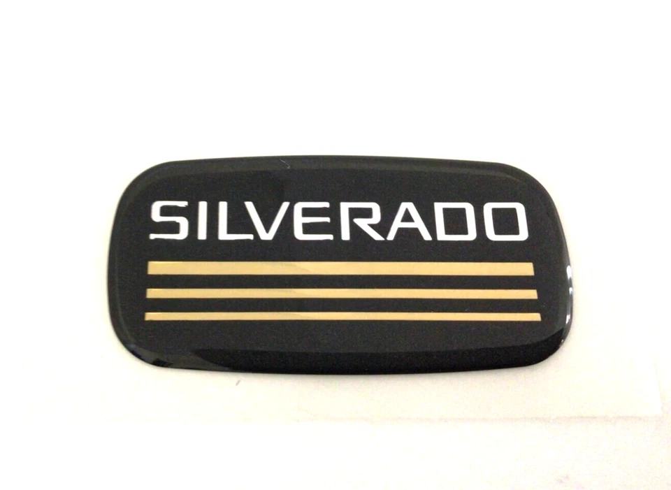 Chevrolet Silverado 1989-2007 cabina carrocería pilar lateral placa de identificación calcomanía nuevo OEM Foto 2 de 4