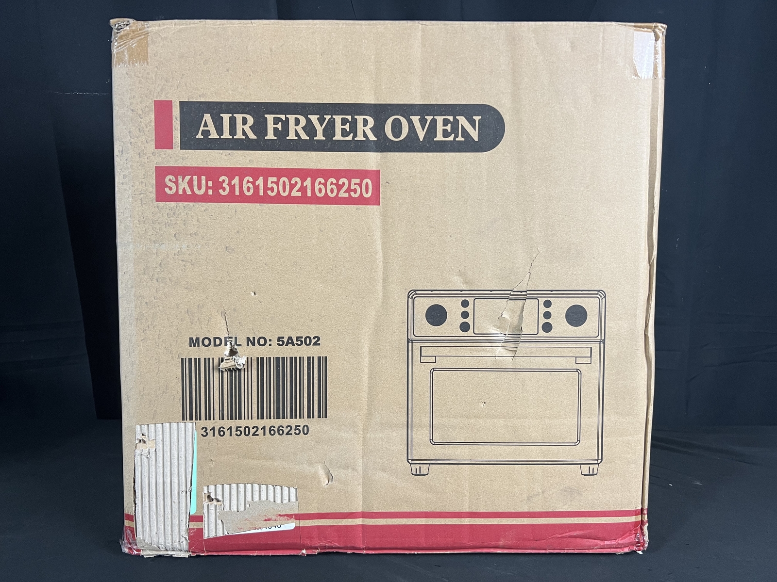 Zafro 5A502 Countertop Air Fryer Oven Stainless Steel New Open Box eBay