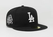 New Era 59Fifty Men's Cap Los Angeles Dodgers World Series 2024 Black Fitted Hat