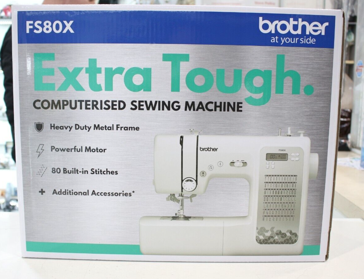 Brother FS80X Extra Tough Sewing Machine White eBay