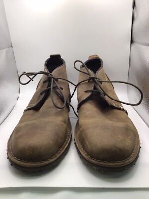 Crevo Memory Foam Mens Size 8 Ankle Boots Brown Crevo Memory Foam Buck Leather Boots Caramel Brown Mens Size  main image 3