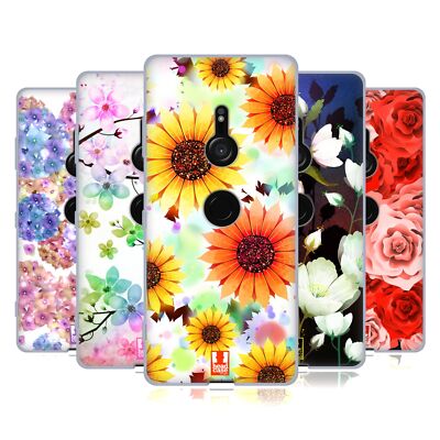 HEAD CASE DESIGNS GLAMOROUS BLOOMS SOFT GEL CASE FOR SONY PHONES 1