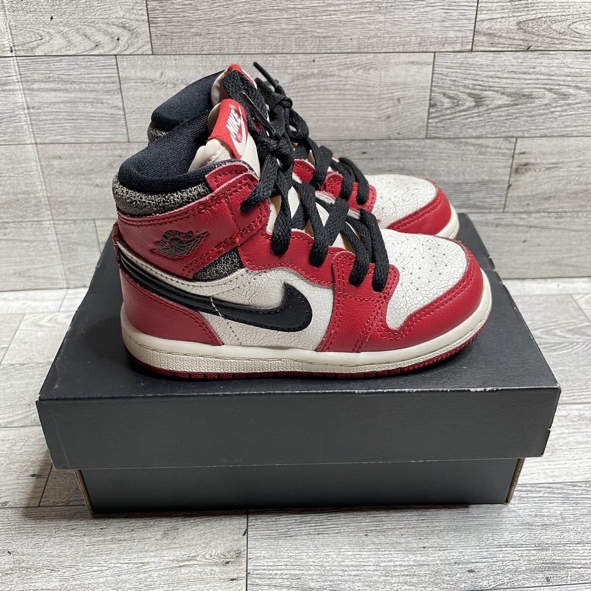 Nike Air Jordan 1 Retro High OG TD Lost and Found Red Black