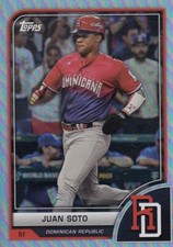 JUAN SOTO TOPPS WBC WORLD BASEBALL CLASSIC BASE DOMINICAN REPUBLIC #11 2023