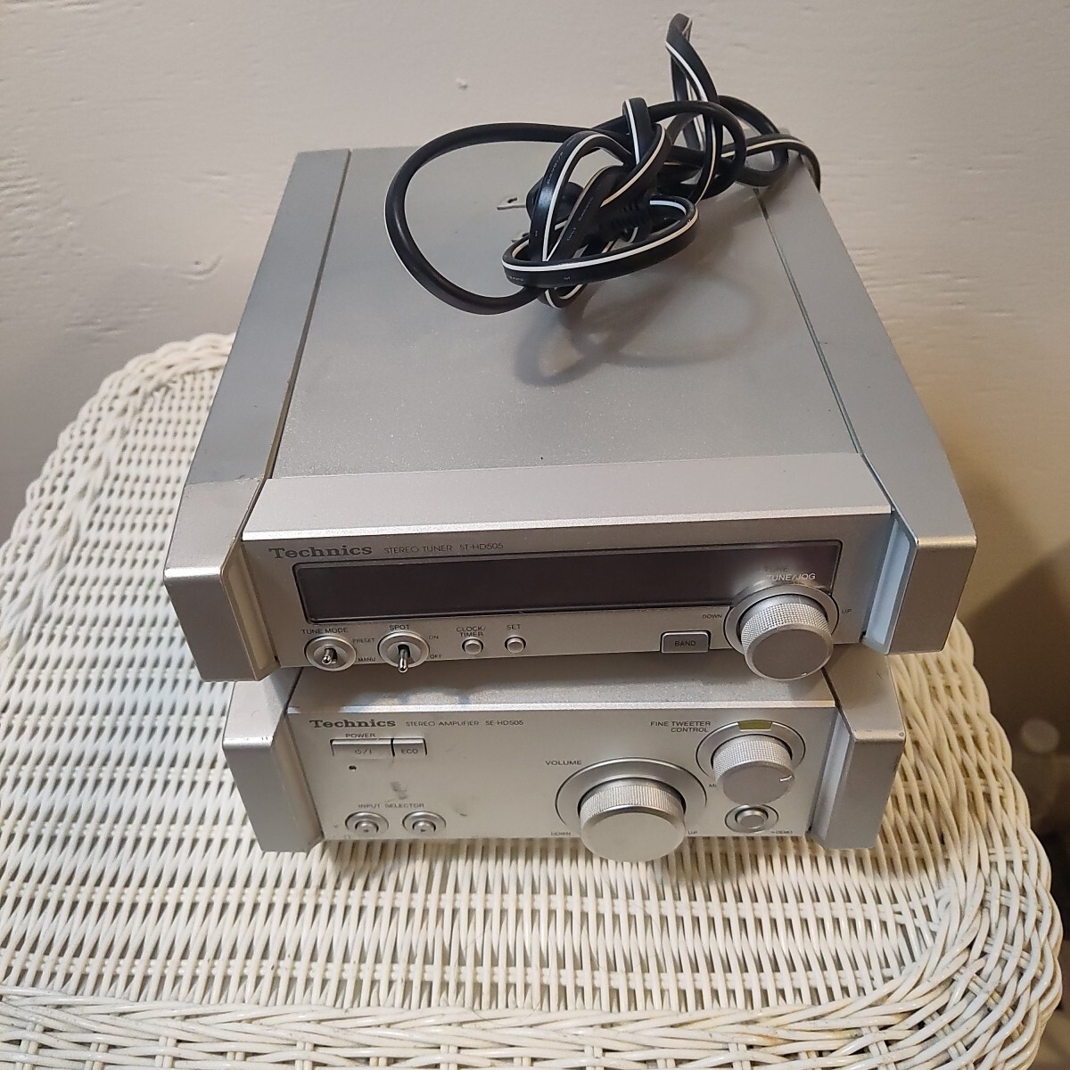 Panasonic SE−HD505 PAIR OF Technics Unit (1) SB-HD505 Unit 2 ST-HD505 Main (Not