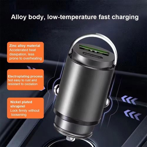 100W Car Charger PD Fast Charging For IPhoneMini USB C Car Charger✨s Mini N0Z0 - Zdjęcie 7 z 11