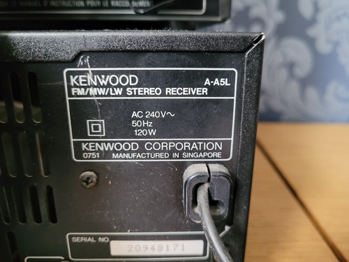 Retro Kenwood Hi-Fi Component Stereo X-A5 AA-5l GE-A5 & Remote - Picture 13 of 18