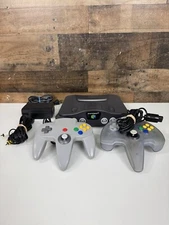Nintendo 64 Home Console - Black With 2 Remote , Cord