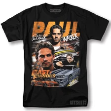 Fast and Furious Shirt Movie Paul Walker Classic Vintage Graphic design T-Shirt