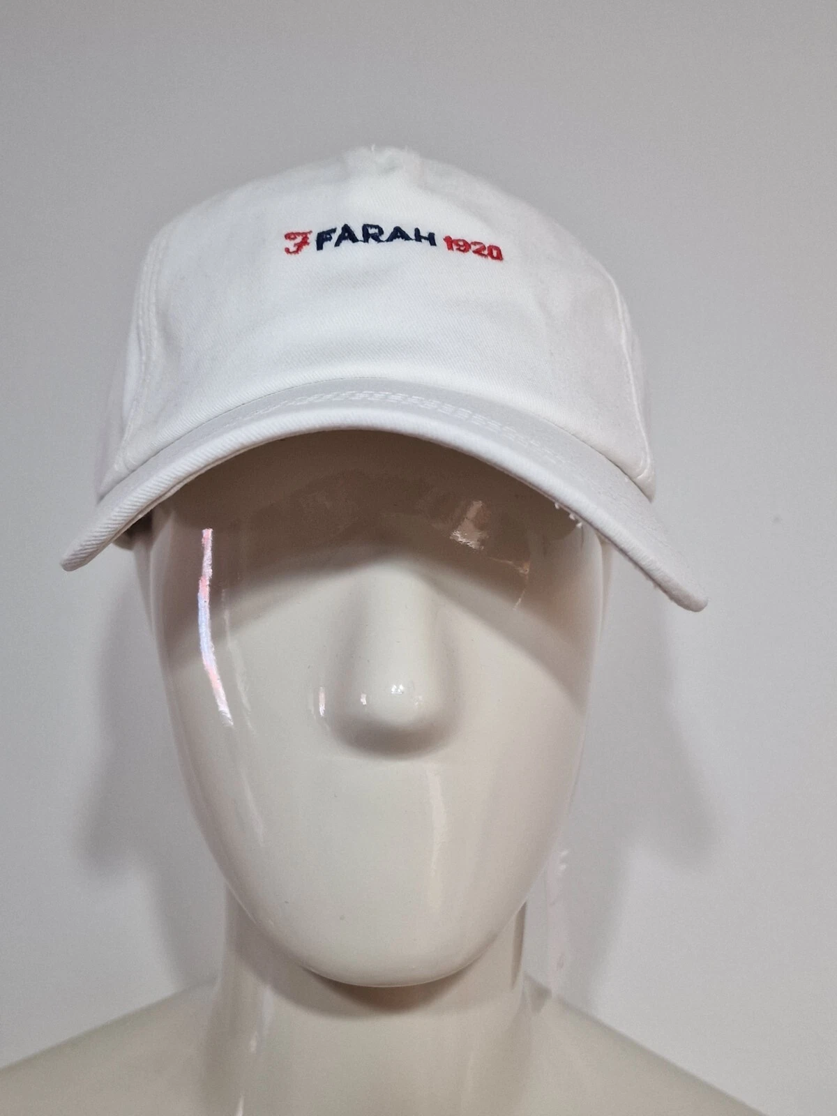 FARAH 1920 White Baseball Cap Adjustable New