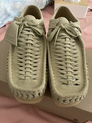 Supreme Clarks Woven Wallabee Shoes Size 11 Tan Brand New | eBay