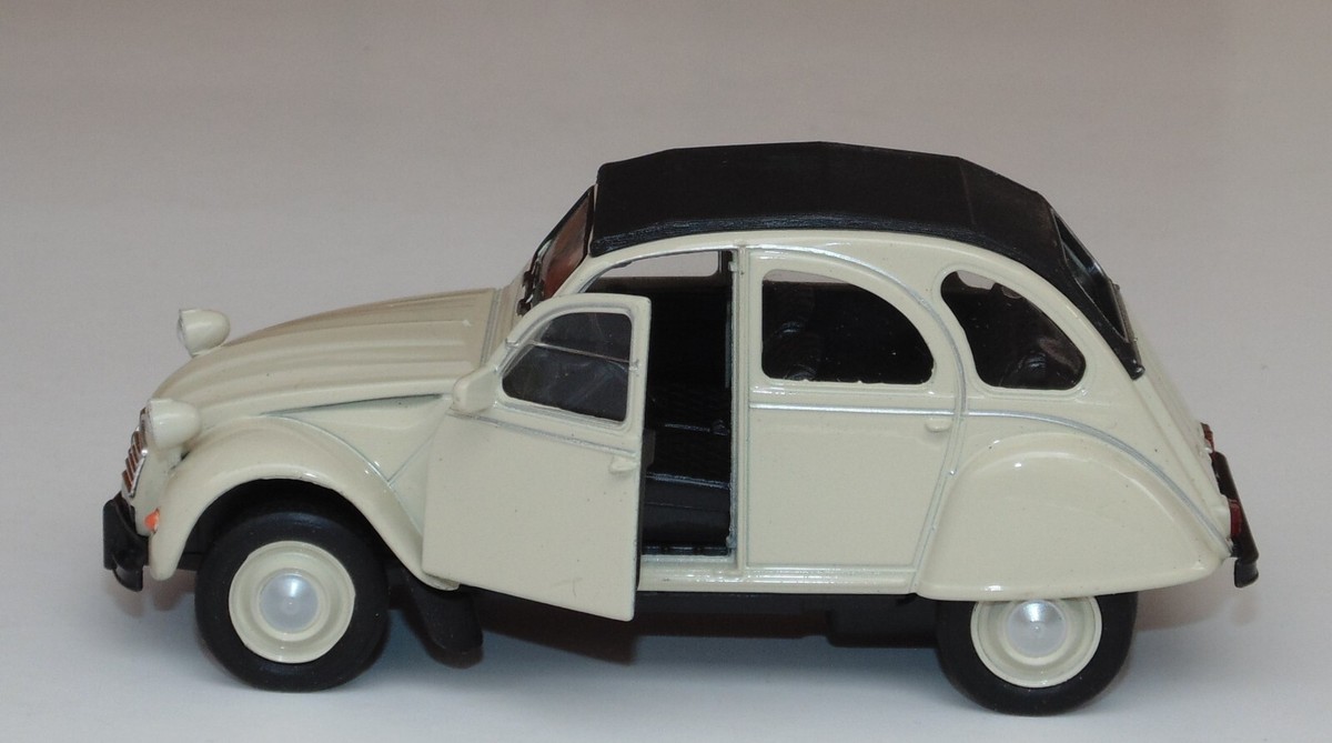 CITROEN 2CV 1952 DIECAST 1:34:39 AUTOS DE COLECCION COLOMBIA