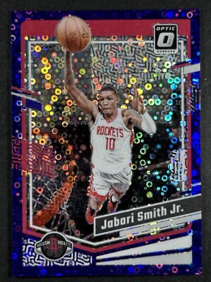 2023-24 Panini Donruss Optic Jabari Smith Jr. Fast Break Purple Prizm /99 #164