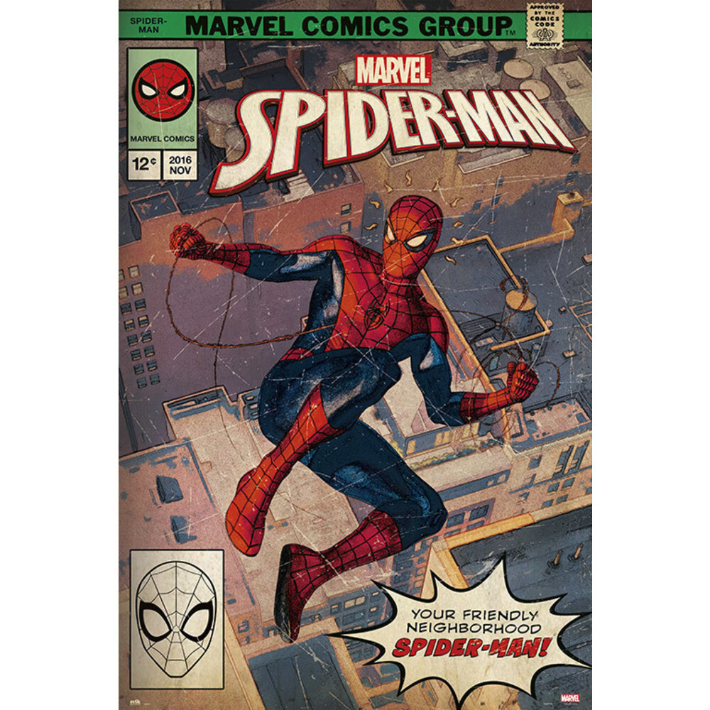 Poster SPIDER-MAN (Marvel) - Your Friendly Neighborhood 61x91,5cm NEU 59542