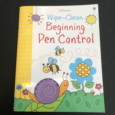 Usborne Books; Wipe-clean Beginning Pen Control *See Description*
