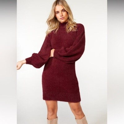 bardot knit dress Off Shoulder Knit Dress