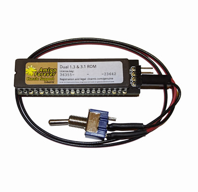 Licensed Dual Kickstart ROM 1.3 3.1 Amiga 500 600 2000 Switcher Selector 567