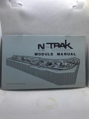 N-Trak Module Manual, 1985, 4th version, second printing | eBay