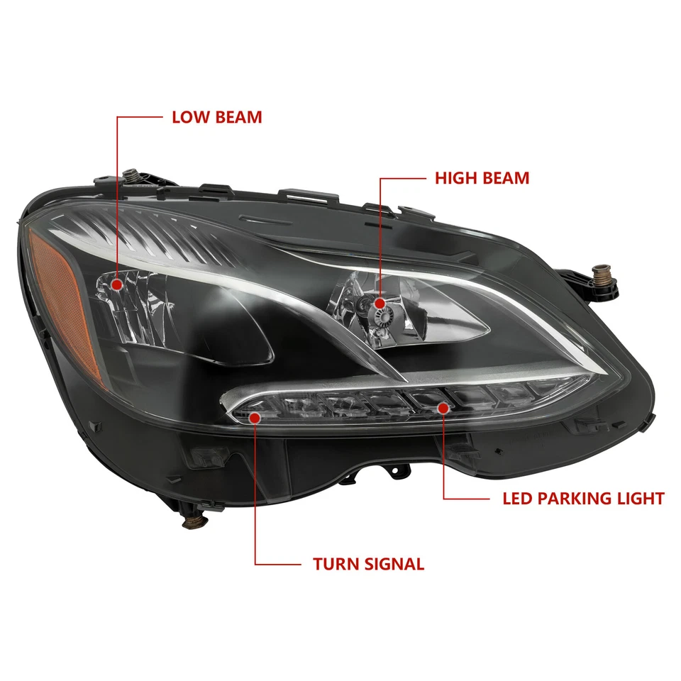 For Mercedes-Benz E-Class W212 2014 2015 2016  LED Headlight Headlamp Right Side - Image 4 of 4