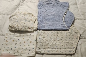 Carter’s John Lennon Real Love 4 PC Nursery Set ~ Crib Sheet, Blanket, 2 Valance