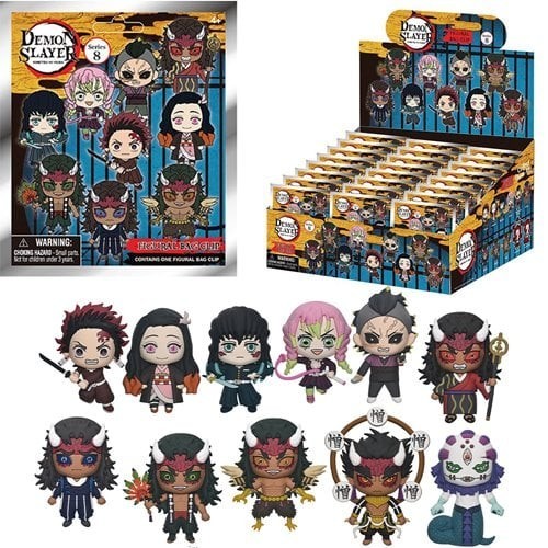 Demon Slayer - 3D Foam - Key Chains - Series 8 - YOU PICK! - JUST