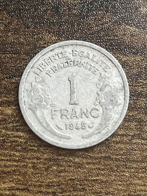 な　フランス　1 1945 France 1 One Franc Actual Coin TB5988* | eBay