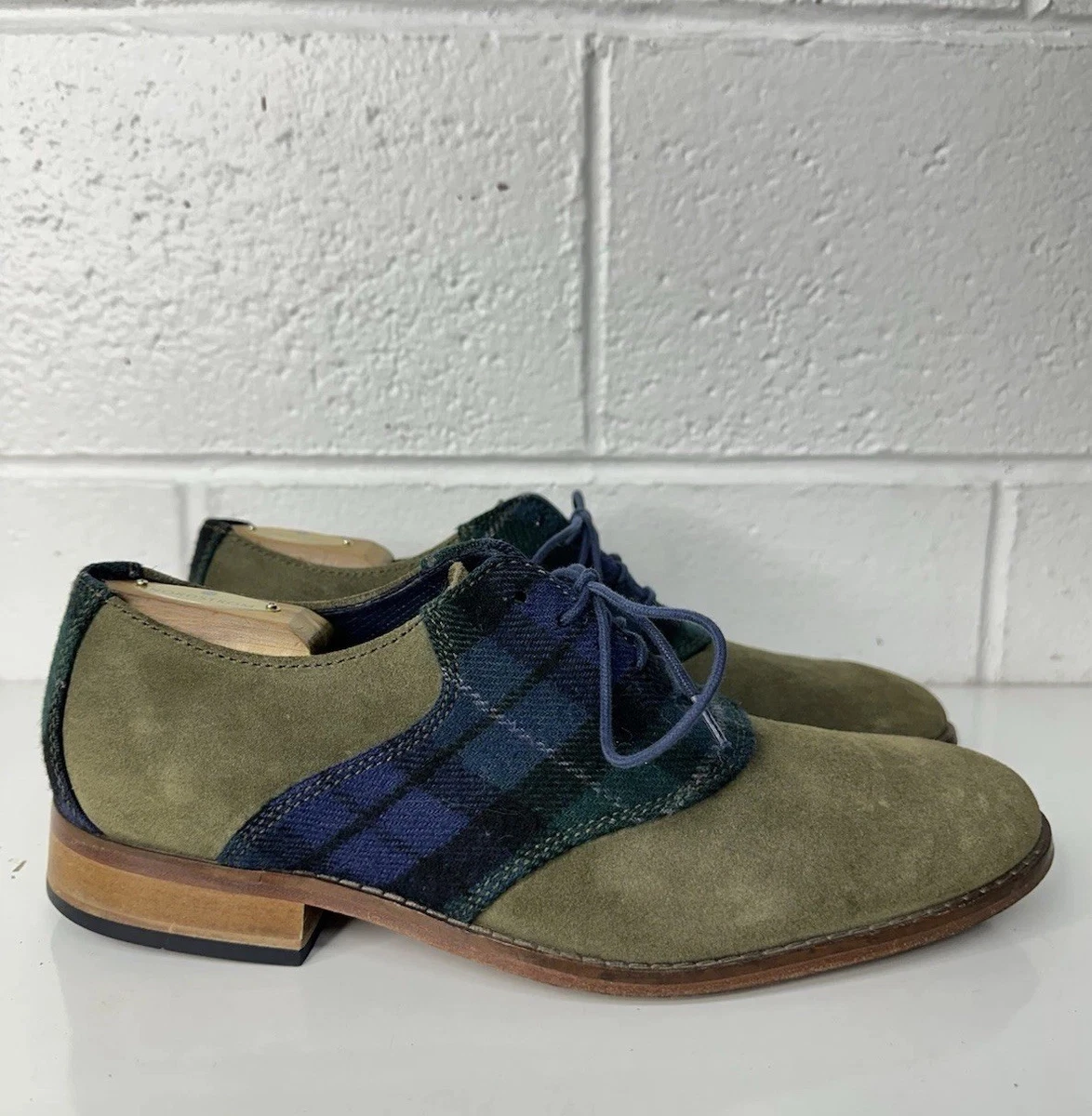 Cole Haan Suede Green Dress Shoes for Men for sale | eBay display picture 1