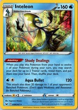Inteleon Holo 058/202 Holo Rara SWSH01: Set Base Spada e Scudo LP Carta Pokemon