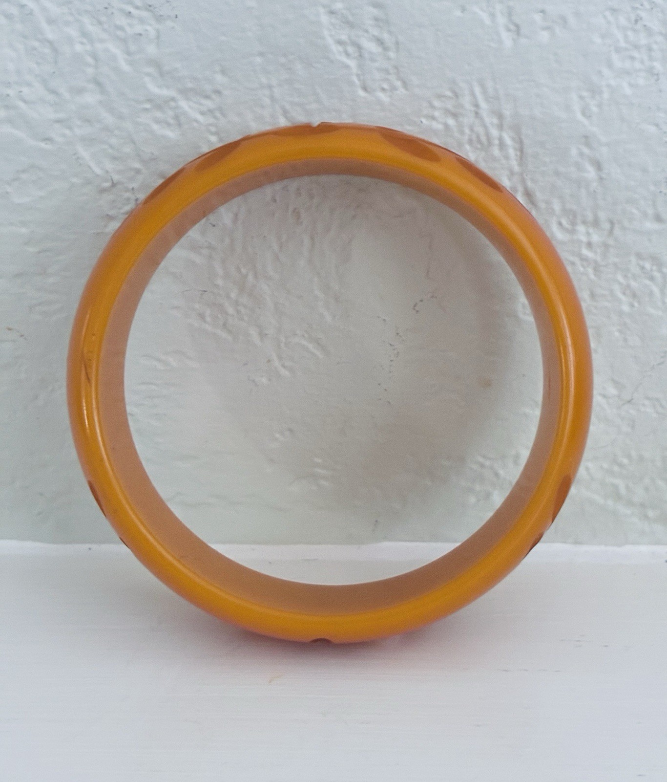 Vintage Butterscotch Bakelite Stackable Bracelet … - image 2