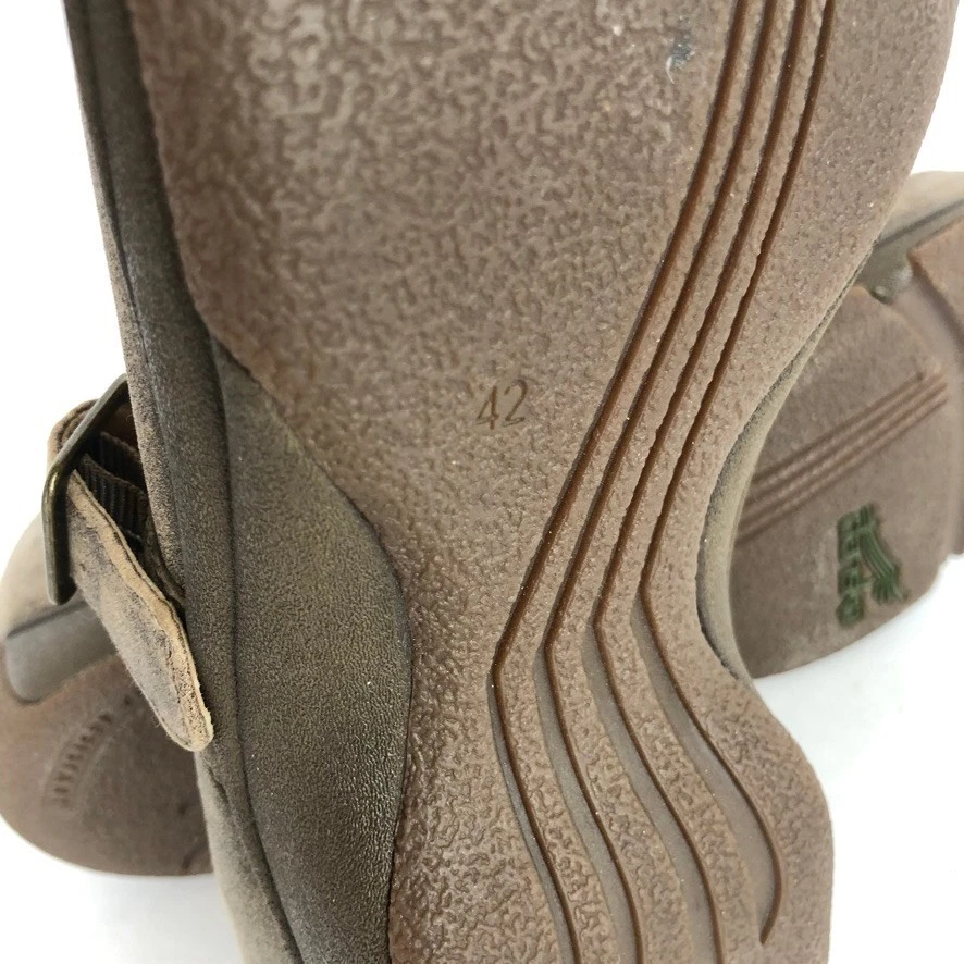 Dansko Women's 42 Brown Leather Mary Jane Clogs Comfort Slip Resistant Shoes - Image 4 of 4