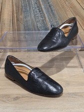 Vionic Willa II Black Leather Loafer Flats Womens Size 8 Orthotic -Retail 129