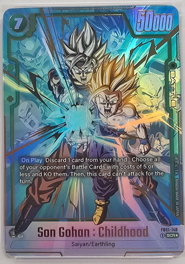 2024 DBS FUSION WORLD SON GOHAN:CHILDHOOD SECRET RARE ALT-ART PSA