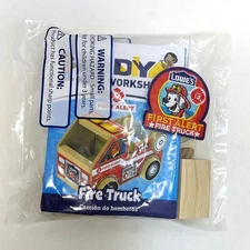 FIRE TRUCK 2022 build kit KIDS' DIY-U WORKSHOPS by LOWE'S craft UNOPENED w/PATCH