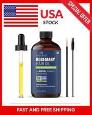 100 Pure Rosemary Oil for Hair Growth 2 Fl Oz Infused with Biotin, Jojoba  C