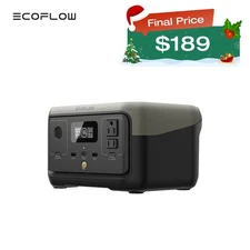 EcoFlow New RIVER 2 Portable Power Station  256Wh LiFePO4 Generator for Outdoor