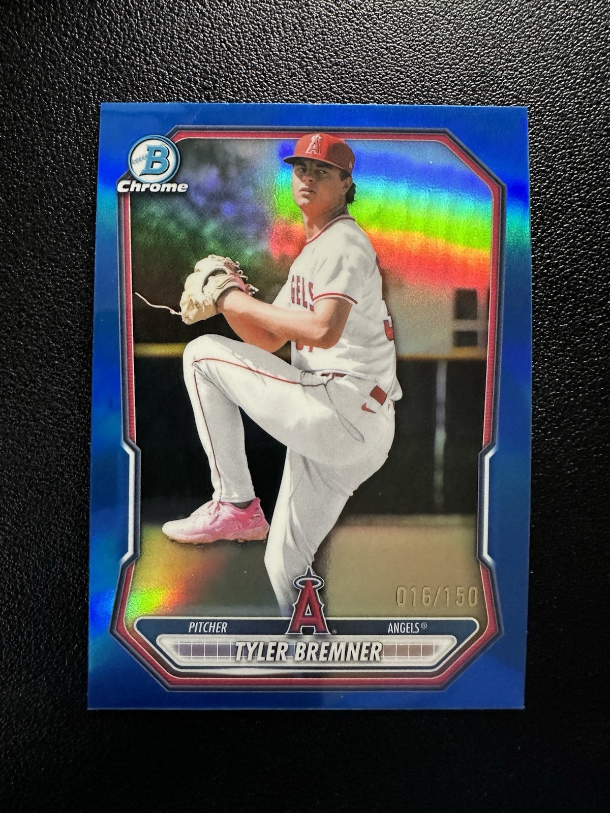 2026 Bowman Chrome Tyler Bremner True Blue Refractor /150 #BCP-9 Angels