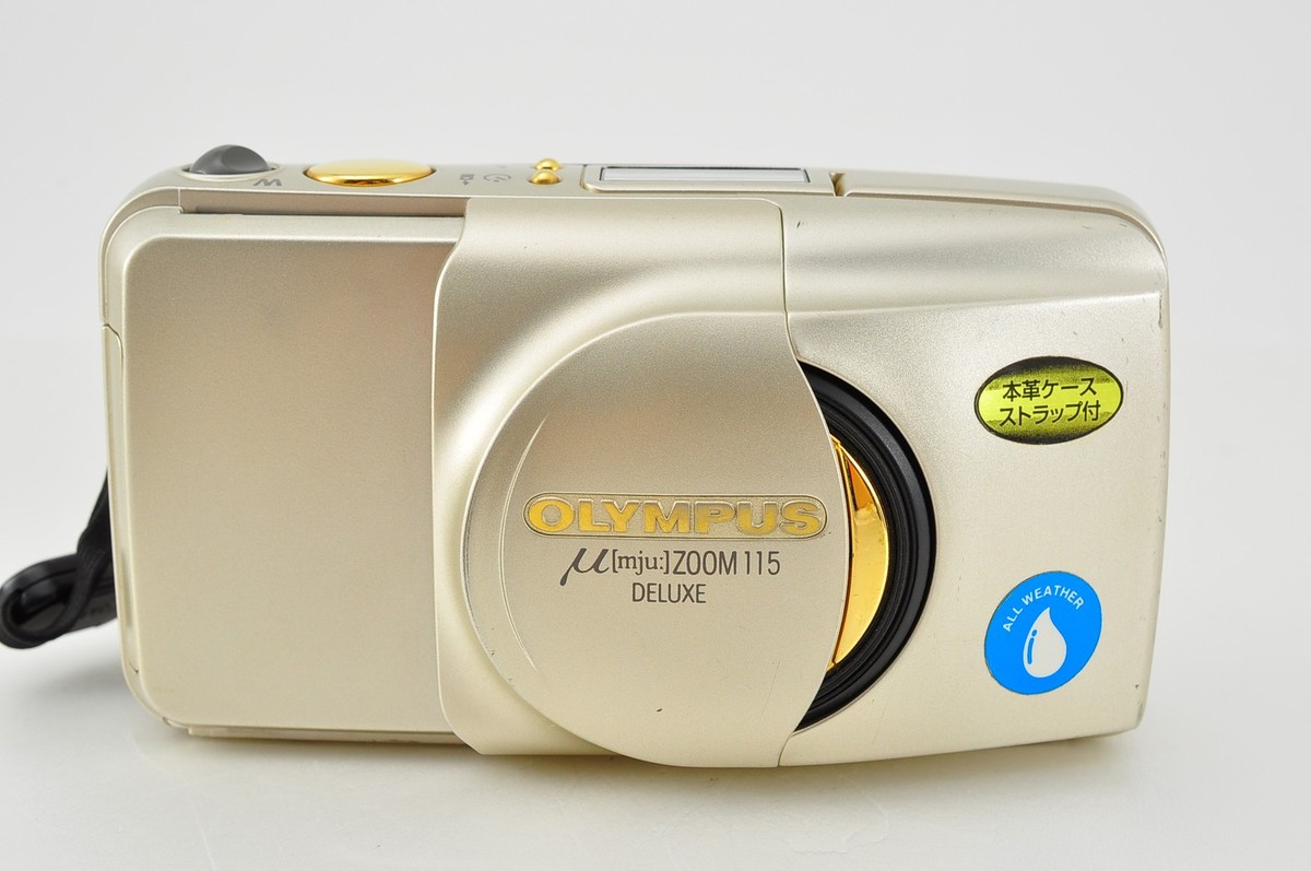 Olympus μ mju ZOOM 115 DELUXE film camera [Near Mint] From Japan